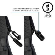 XD DESIGN APSIAUGOJANTI KUPRINĖ BOBBY SOFT BLACK P/N: P705.791
