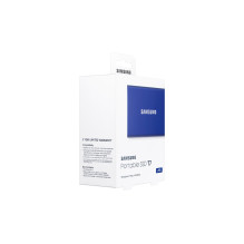 Nešiojamas SSD diskas „Samsung T7 2 TB“ su USB C tipo 3.2 kartos 2 (3.1 kartos 2) mėlynas