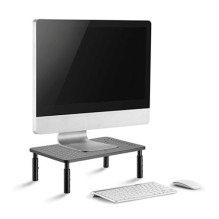 Gembird MS-TABLE-01 monitoriaus laikiklis / stovas, juodas stalas