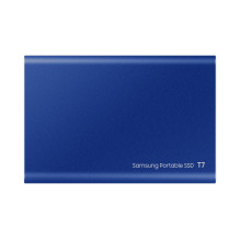 Nešiojamas SSD diskas „Samsung T7 2 TB“ su USB C tipo 3.2 kartos 2 (3.1 kartos 2) mėlynas