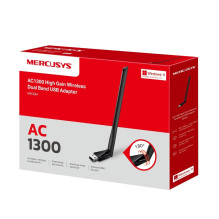 MERCUSYS MA30H AC1300 Dual Band Black Wireless USB Network Card MERCUSYS MA30H AC1300 Dual Band Black Wireless USB Network Card