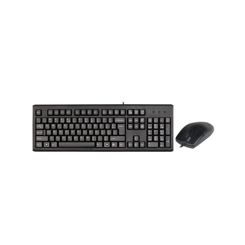 A4Tech KM-720620D klaviatūra USB QWERTY anglų, juoda