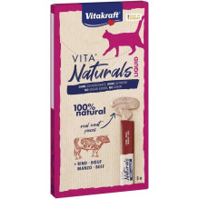 VITAKRAFT VITA NATURALS skystas jautienos skanėstas katėms - 5x15 g VITAKRAFT VITA NATURALS skystas jautienos skanėstas katėms - 5x15 g