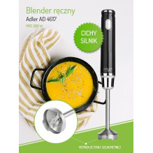 Adler AD 4617 blender Immersion blender Black,Silver 350 W Adler AD 4617 blender Immersion blender Black,Silver 350 W