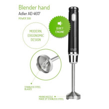 Adler AD 4617 trintuvas Panardinamas trintuvas Juoda, Sidabrinė 350 W