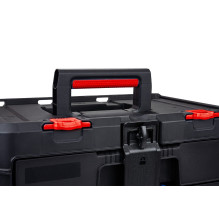 Įrankių dėžė KETER Stack\'N\'Roll (17210832 / 253384) 2 stalčiai, juoda