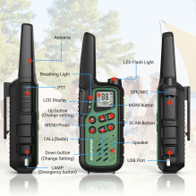 Walkie-Talkie Baofeng BF-T25E Green, 2 pieces Walkie-Talkie Baofeng BF-T25E Green, 2 pieces