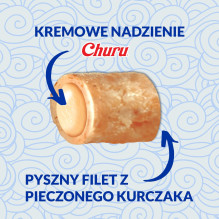INABA Churu Bites vištienos su tunu ir šukutėmis skanėstai katėms - 3x10 g
