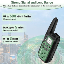 Walkie-Talkie Baofeng BF-T25E Green, 2 pieces Walkie-Talkie Baofeng BF-T25E Green, 2 pieces