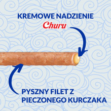 INABA Churu Rolls Chicken recipe wraps Tuna recipe - cat treats - 4x10 g INABA Churu Rolls Chicken recipe wraps Tuna recipe - cat treats - 4x10 g