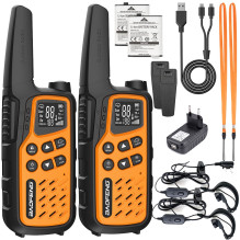 Racija Baofeng BF-T25E oranžinė, 2 vnt.