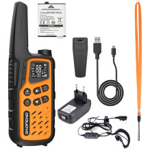 Racija Baofeng BF-T25E oranžinė, 2 vnt.