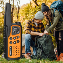 Walkie-Talkie Baofeng BF-T25E Orange, 2 pieces