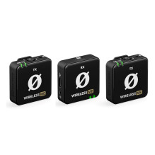 RØDE Wireless ME Dual – kompaktiška belaidžio mikrofono sistema su dviem siųstuvais dviejų kanalų įrašymui