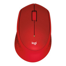 Pelė Logitech M330 Silent Plus, raudona Pelė Logitech M330 Silent Plus, raudona