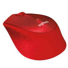 Pelė Logitech M330 Silent Plus, raudona Pelė Logitech M330 Silent Plus, raudona