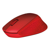 Pelė Logitech M330 Silent Plus, raudona Pelė Logitech M330 Silent Plus, raudona