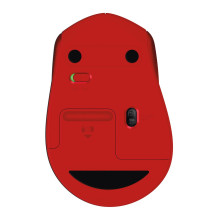 Pelė Logitech M330 Silent Plus, raudona Pelė Logitech M330 Silent Plus, raudona