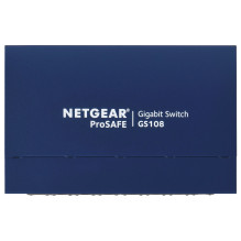 NETGEAR GS108GE network switch Unmanaged Gigabit Ethernet (10 / 100 / 1000) Blue