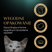 SHEBA kačiukų skonių rinkinys padaže - šlapias kačių ėdalas - 40x85 g SHEBA kačiukų skonių rinkinys padaže - šlapias kačių ėdalas - 40x85 g