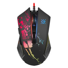 Žaidimų optinė laidinė pelė DEFENDER GM-933 SIN\'SISTER 7200dpi 6P RGB