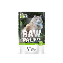 VETEXPERT Raw Paleo suaugusių kačių elnienos ėdalas - šlapias kačių ėdalas - 100 g
