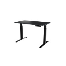 Desk with electric height adjustment MOON 121x67x72-120 black / anthracite