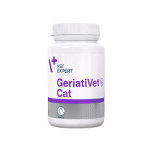 VETEXPERT GeriatiVet Cat - pagalbinis preparatas vyresnio amžiaus katėms - 60 kapsulių.