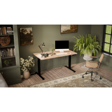 Desk with electric height adjustment MOON LONG 150x80x72-120 black / wotan Desk with electric height adjustment MOON LONG 150x80x72-120 black / wotan