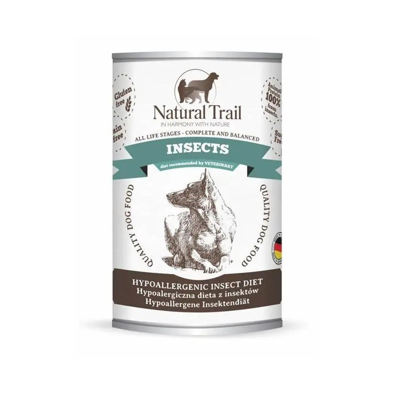 NATURAL TRAIL Dog Insects - wet dog food - 350g