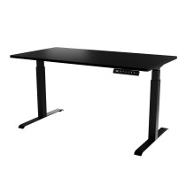 Stalas su elektriniu aukščio reguliavimu MOON LONG 150x80x72-120 juodas Stalas su elektriniu aukščio reguliavimu MOON LONG 150x80x72-120 juodas