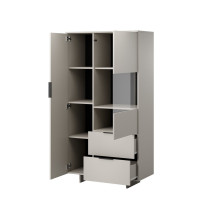 Cama Cabinet ALMA 90x41.5xH170 cashmere Cama Cabinet ALMA 90x41.5xH170 cashmere