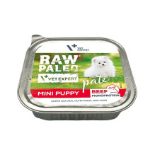 VETEXPERT Raw Paleo Pate Mini Puppy Beef - šlapias ėdalas šuniukams - 150 g VETEXPERT Raw Paleo Pate Mini Puppy Beef - šlapias ėdalas šuniukams - 150 g