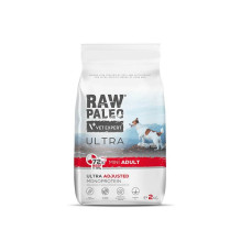 VETEXPERT Raw Paleo Ultra Mini Adult Beef - sausas šunų ėdalas - 2 kg