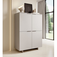 Cama 4D chest of drawers ALMA 100x41.5xH145 cashmere Cama 4D chest of drawers ALMA 100x41.5xH145 cashmere