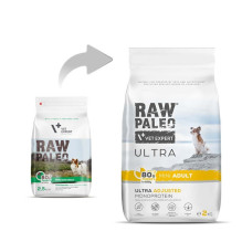 VETEXPERT Raw Paleo Ultra Mini Adult Turkey - sausas šunų ėdalas - 2 kg