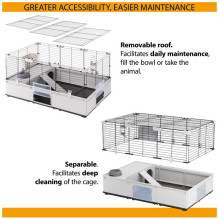 FERPLAST Modular 4 - narvas triušiams ir naminėms jūrų kiaulytėms - 179 x 72 x 56 cm FERPLAST Modular 4 - narvas triušiams ir naminėms jūrų kiaulytėms - 179 x 72 x 56 cm