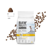 VETEXPERT Raw Paleo Ultra Mini Adult Turkey - sausas šunų ėdalas - 2 kg
