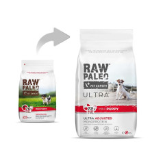 VETEXPERT Raw Paleo Ultra Mini Puppy Beef - sausas maistas mažų veislių šuniukams - 2 kg VETEXPERT Raw Paleo Ultra Mini Puppy Beef - sausas maistas mažų veislių šuniukams - 2 kg