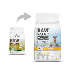 RAW PALEO Ultra Mini Puppy Turkey - sausas ėdalas šuniukams - 2 kg