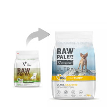 VETEXPERT Raw Paleo Ultra Mini Puppy Turkey - sausas ėdalas šuniukams - 750 g