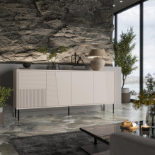 4D komoda ABI 200x45x88 kašmyro matinė 4D komoda ABI 200x45x88 kašmyro matinė