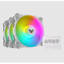 ASUS TUF GAMING TF120 ARGB WHITE EDITION 3IN1 oro aušintuvas 12 cm 3 vnt.