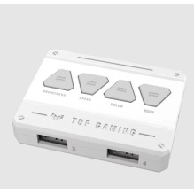 ASUS TUF GAMING TF120 ARGB WHITE EDITION 3IN1 oro aušintuvas 12 cm 3 vnt.