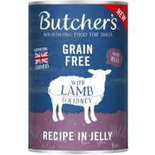 BUTCHER\'S Original Mega pakuotė mišrių gabaliukų drebučiuose - šlapias šunų ėdalas - 6 x 400 g BUTCHER\'S Original Mega pakuotė mišrių gabaliukų drebučiuose - šlapias šunų ėdalas - 6 x 400 g