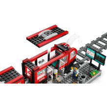 LEGO CITY 60423 Miesto centro tramvajus ir stotis