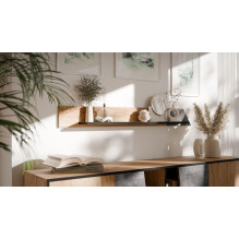 Cama OVO shelf 130x20xH15 oak / concrete Cama OVO shelf 130x20xH15 oak / concrete