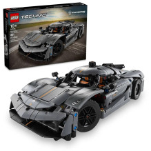 LEGO TECHNIC 42173 Koenigsegg Jesko Absoliučiai pilkas hiperautomobilis