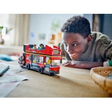 LEGO CITY 60407 Raudonas dviaukštis apžvalginis autobusas LEGO CITY 60407 Raudonas dviaukštis apžvalginis autobusas