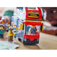 LEGO CITY 60407 Raudonas dviaukštis apžvalginis autobusas LEGO CITY 60407 Raudonas dviaukštis apžvalginis autobusas